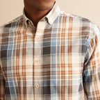 Chemise Dro Mad - Bleu Clair Carreaux - Homme