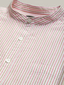 Chemise Sli Cm - Rose Moyen Raye - Homme