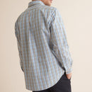 Cla Car Shirt - Medium Blue Check - Men
