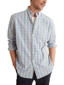Cla Car Shirt - Medium Blue Check - Men