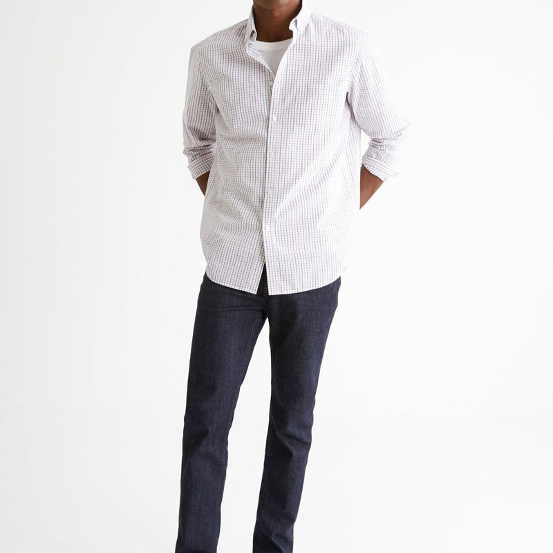 Camisa Cla Car - Plain Dark Pink - Hombre