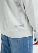 Pull Col Rond Premium Blanks - Washed Blue