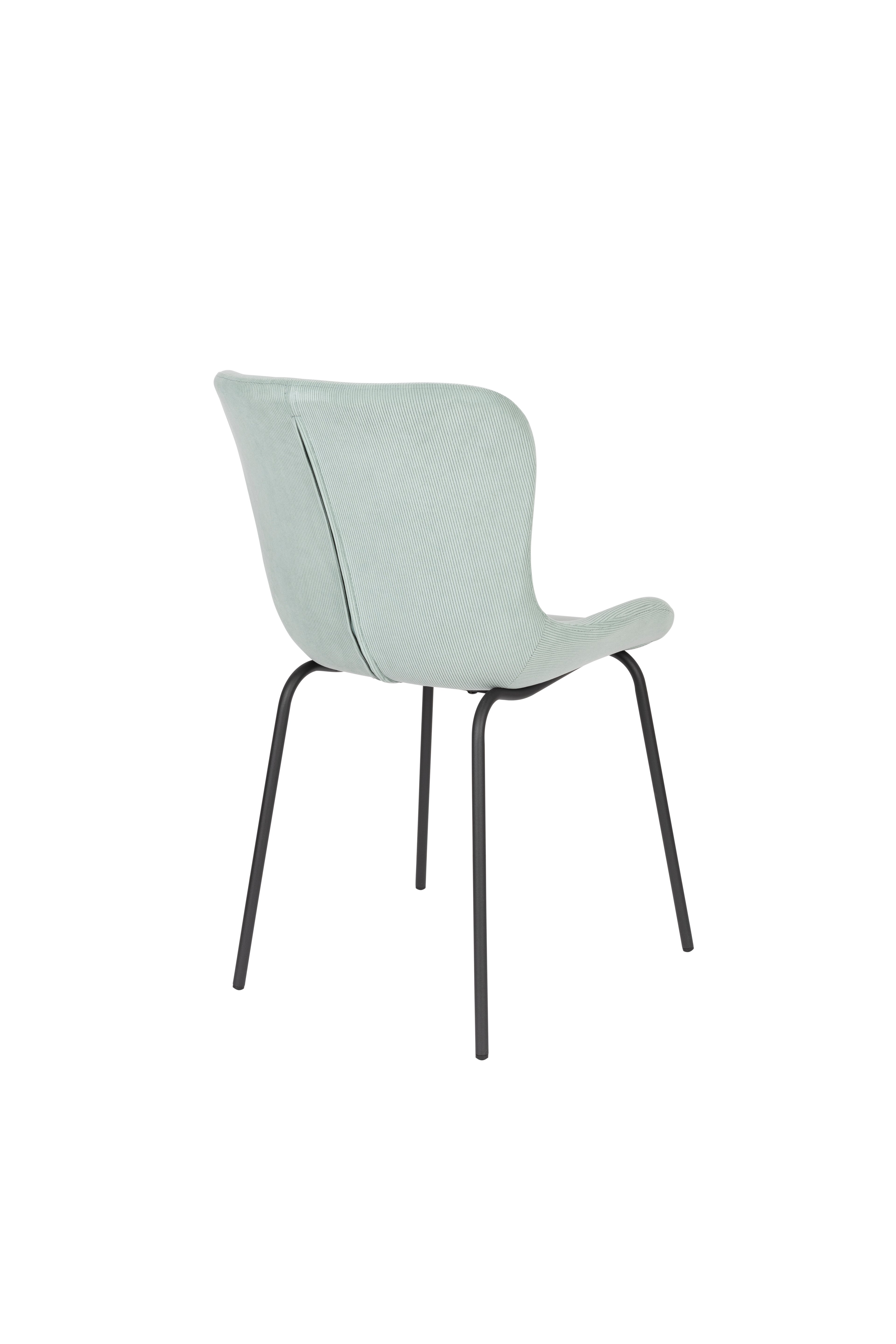 Junzo Rib - Dining Chair - Fabric - Light Green