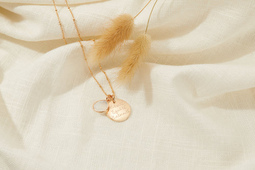 Collier Personnalisé Pierre Fine Pierre De Lune