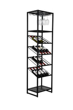 Cantor Shelf S - Wine Cabinet - Iron - Black