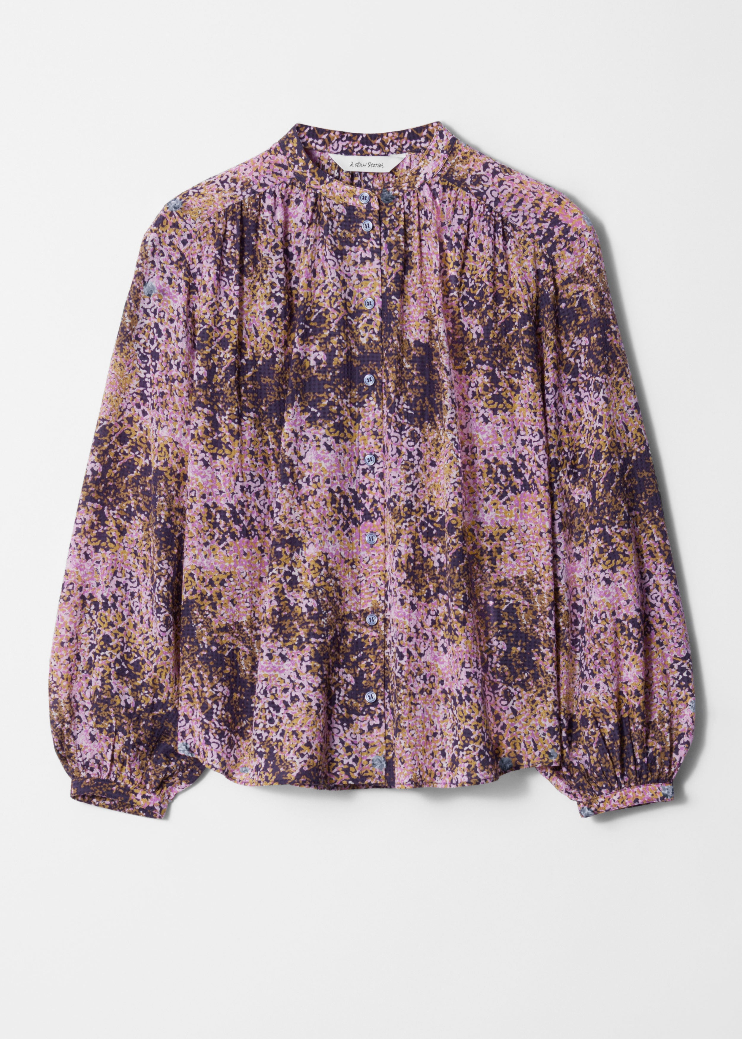 Blusa Pa Tulip Estampada - Azul