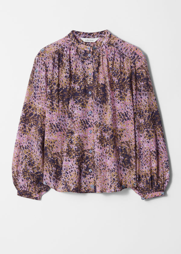 Blusa Pa Tulip Estampada - Azul
