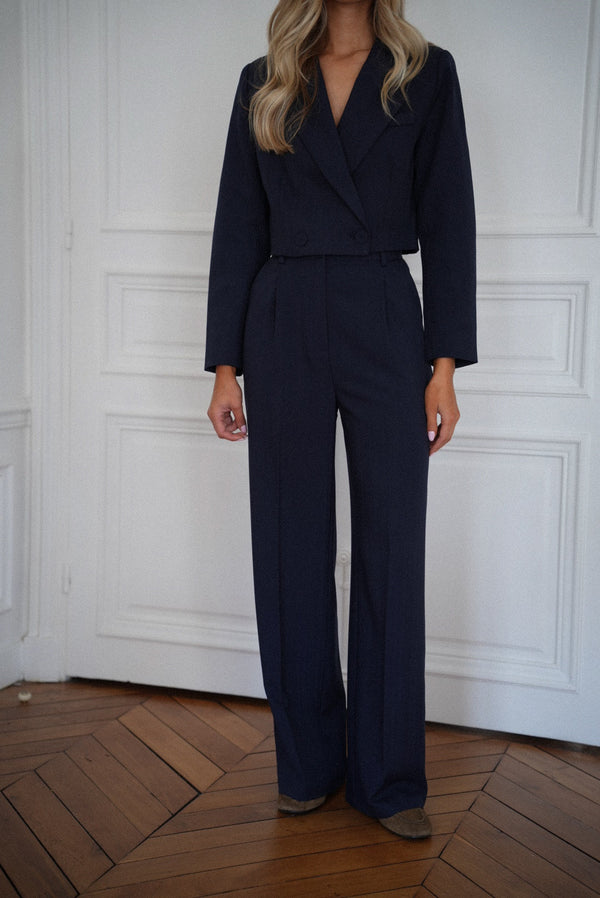 Pantalon Droit Roza - Marine