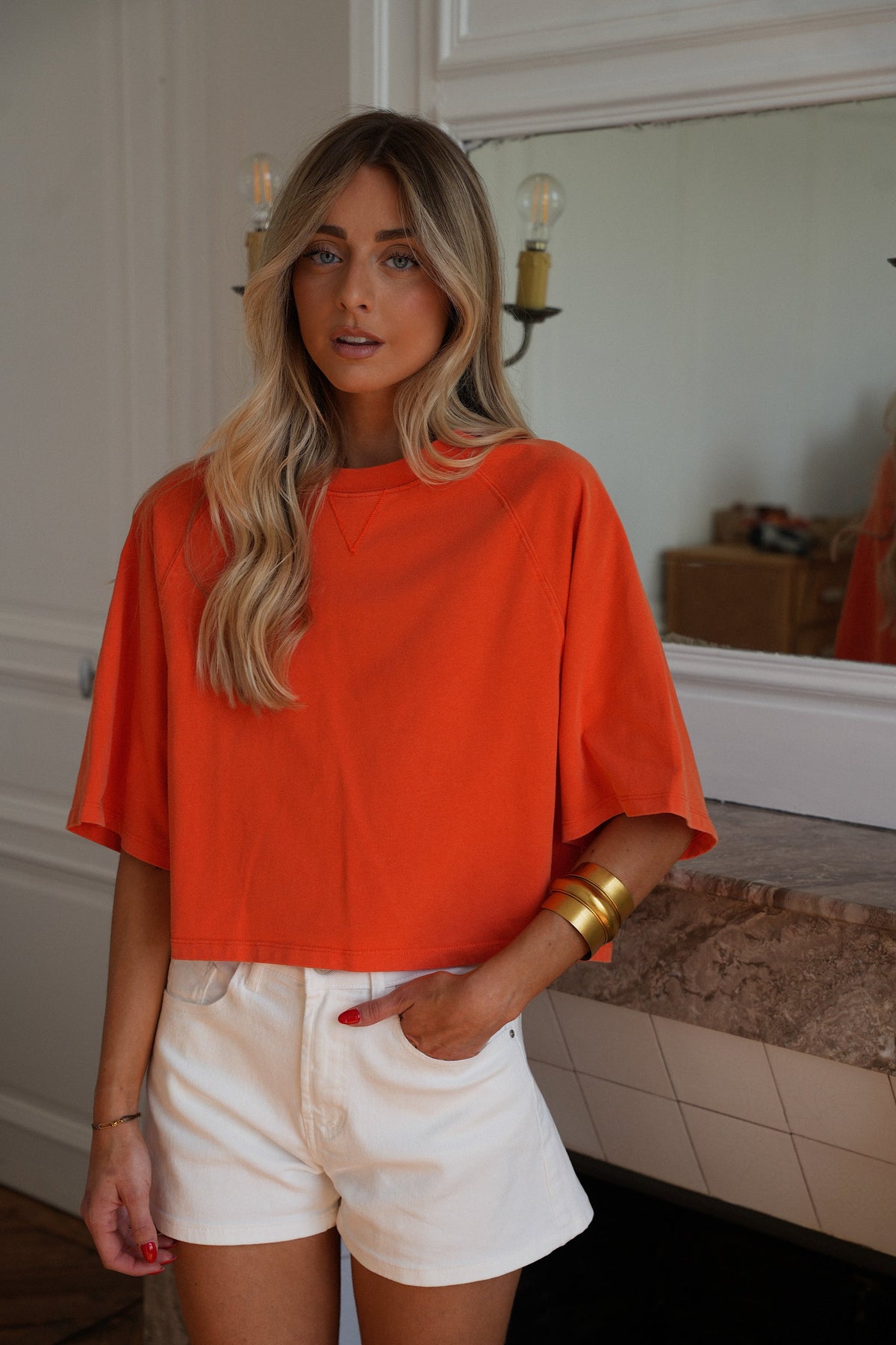 T-Shirt Ample - Ania Orange