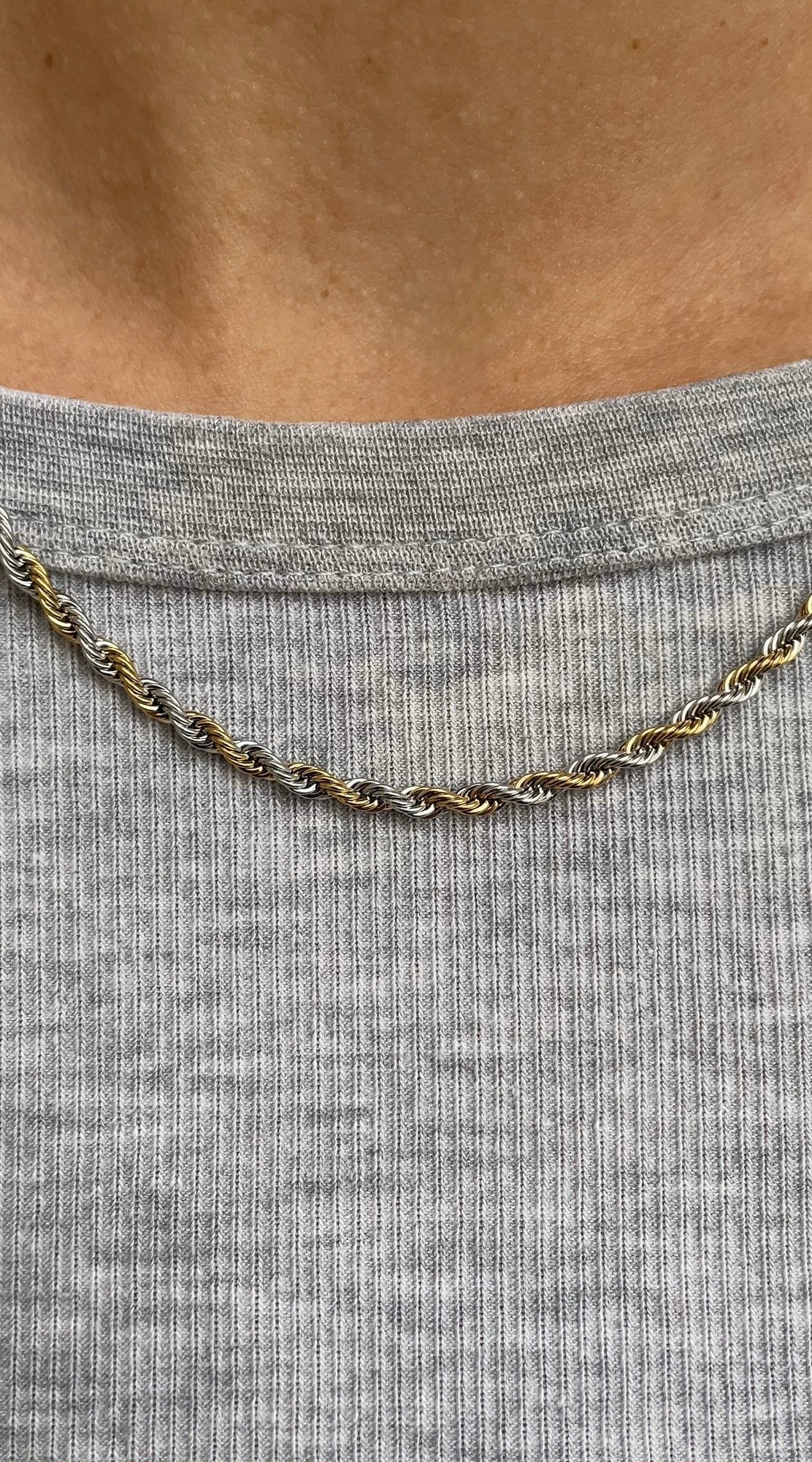Thin Braided necklace