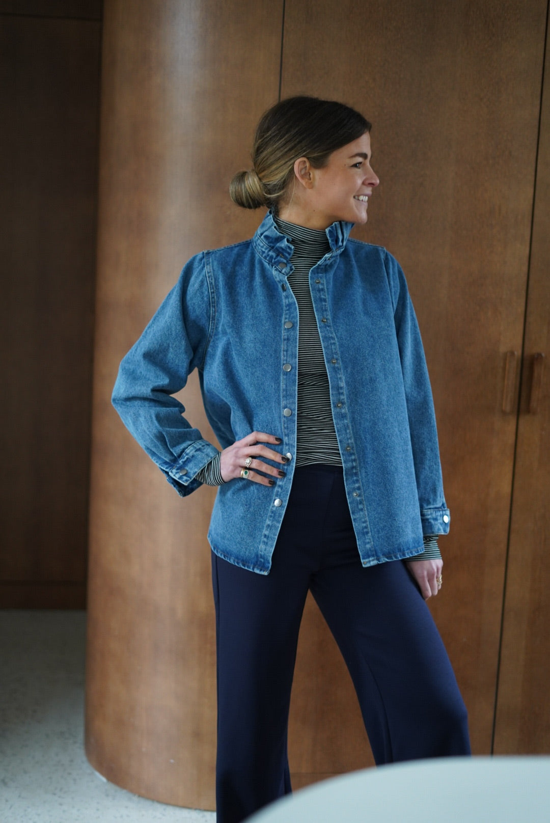 Pants Pablo Wide Marine