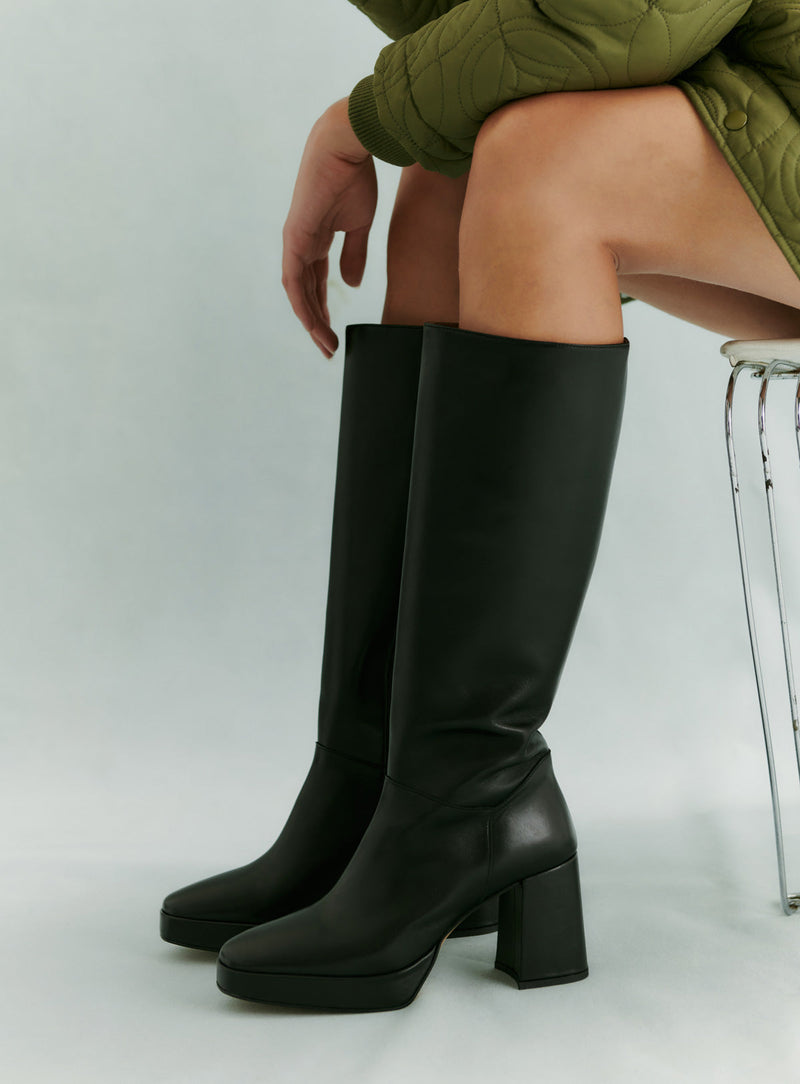 BOTTES HAUTES NOIRES CLARISSE PETITE MENDIGOTE