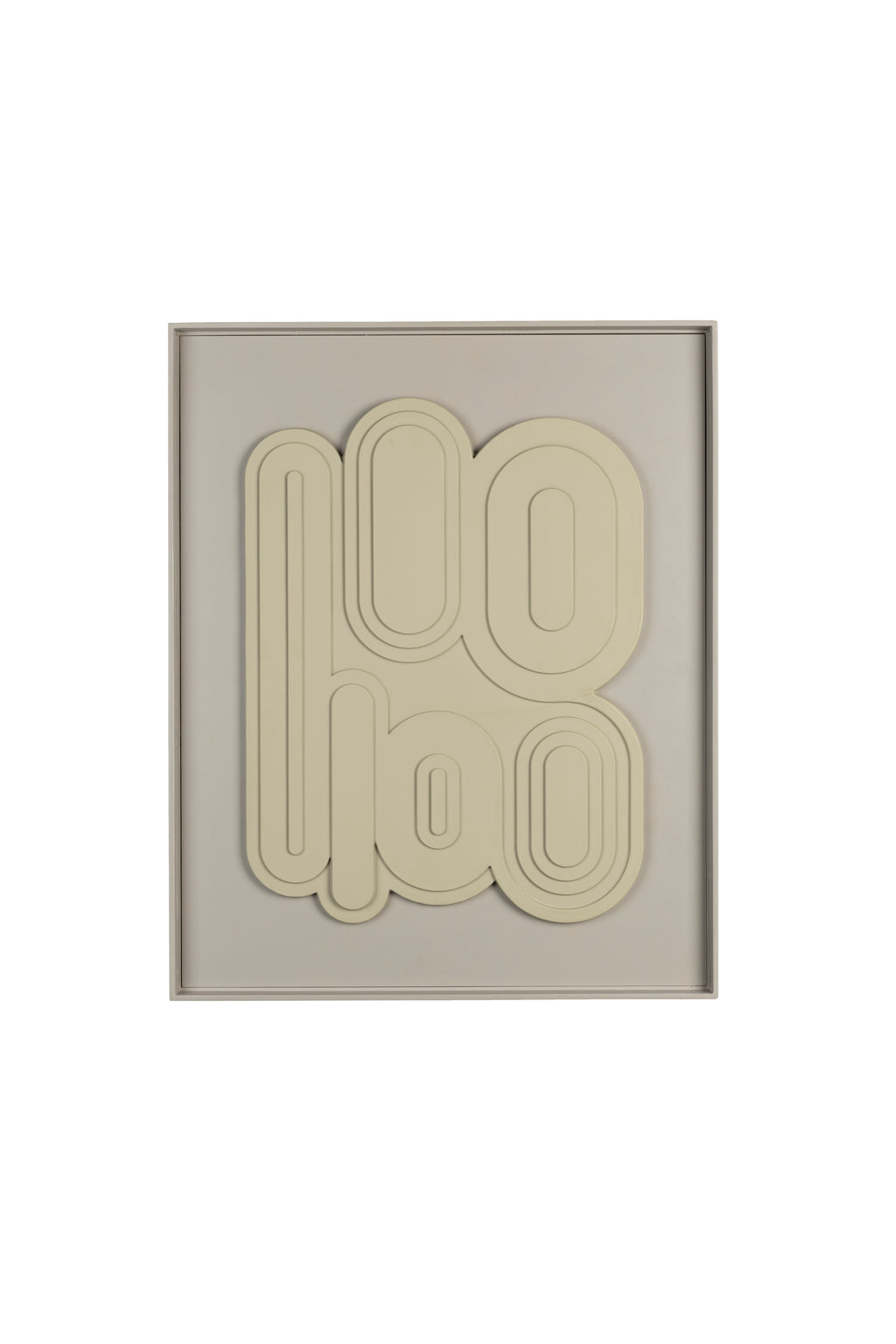 August Art - Wall Decoration - Plaster - Rice Brown/Beige