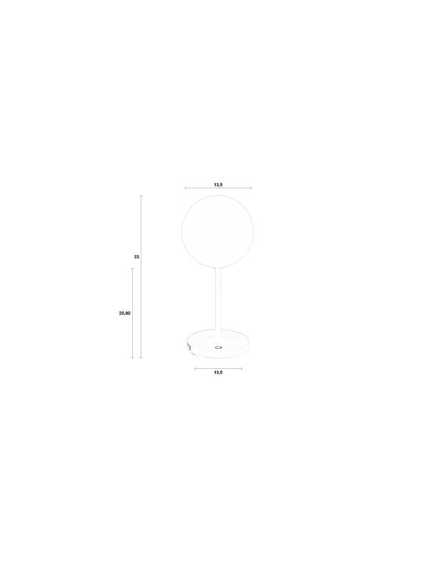 Hub - Lampe De Table - Plastique polypropylène - Vert