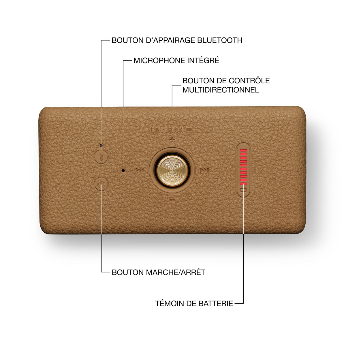 Enceinte Portable - Emberton III - Marron