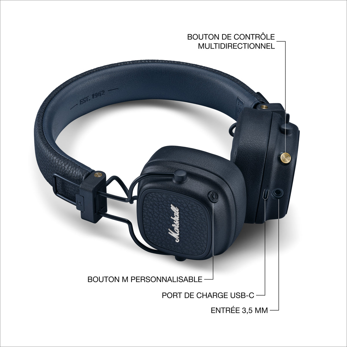 Casque Sans Fil - Major V - Midnight Blue