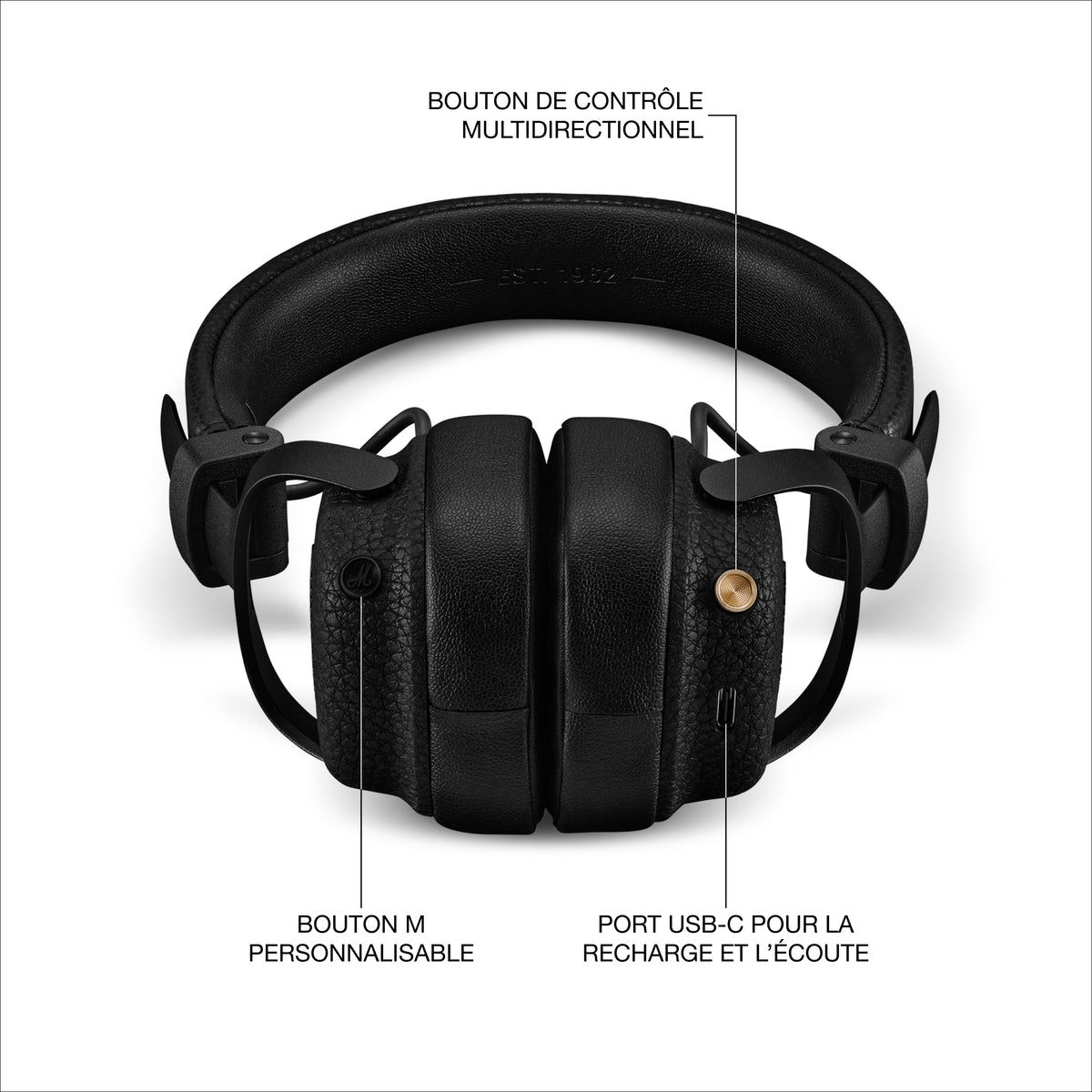 Casque Sans Fil - Milton ANC - Noir