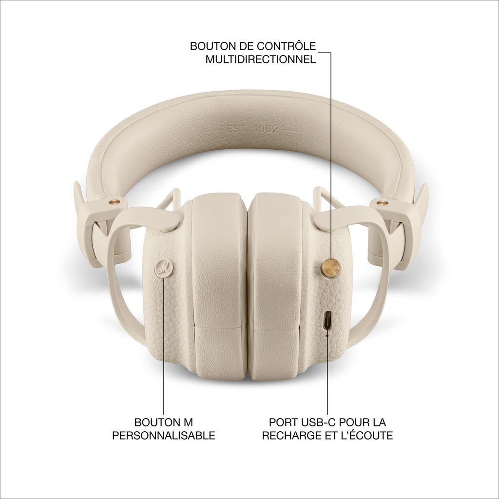 Casque Sans Fil - Milton ANC - Crème