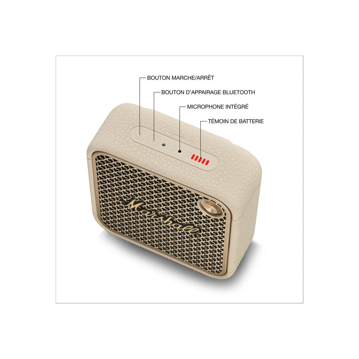 Altavoz portátil - Willen II - Crema