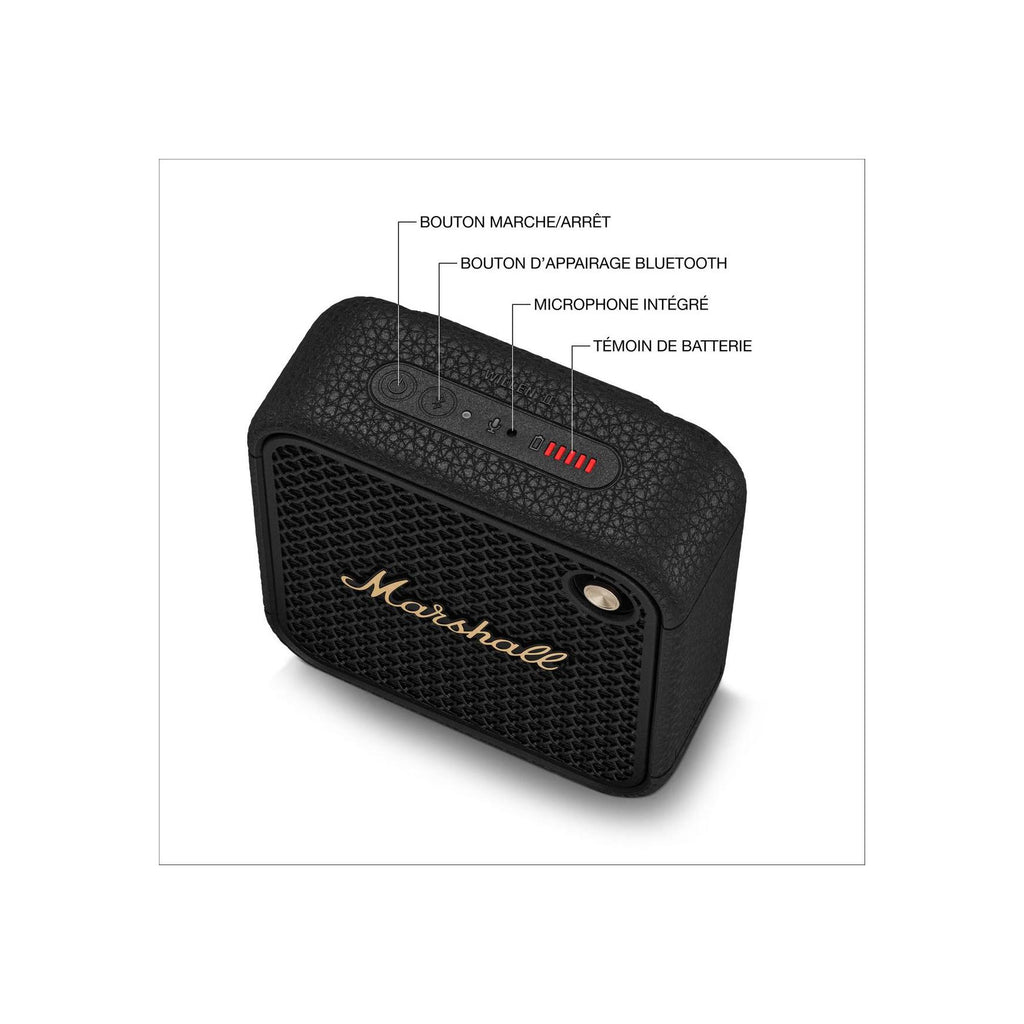Portable Speaker - Willen II - Black & Brass