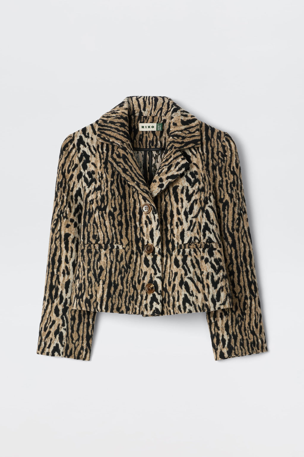 Chaqueta Leila Bohemia Leopardo Marrón