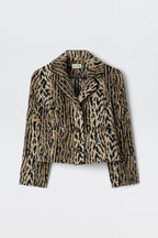 Chaqueta Leila Bohemia Leopardo Marrón