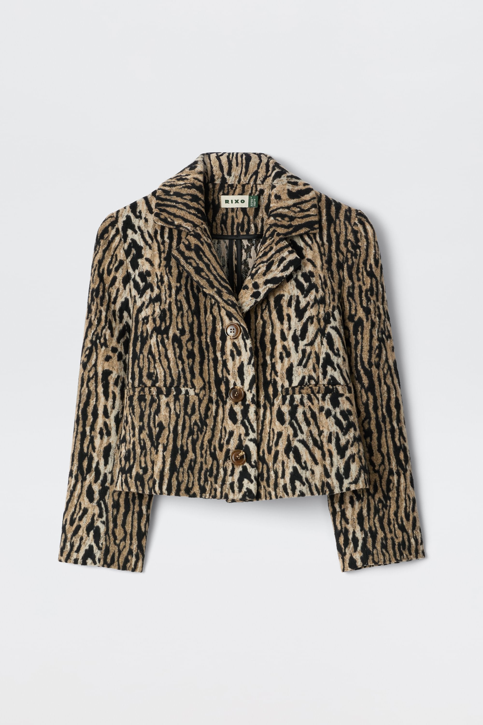 Chaqueta Leila Bohemia Leopardo Marrón