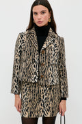 Chaqueta Leila Bohemia Leopardo Marrón