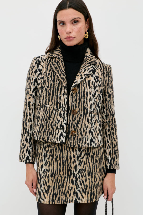 Veste Leila Bohemia Leopard Brown
