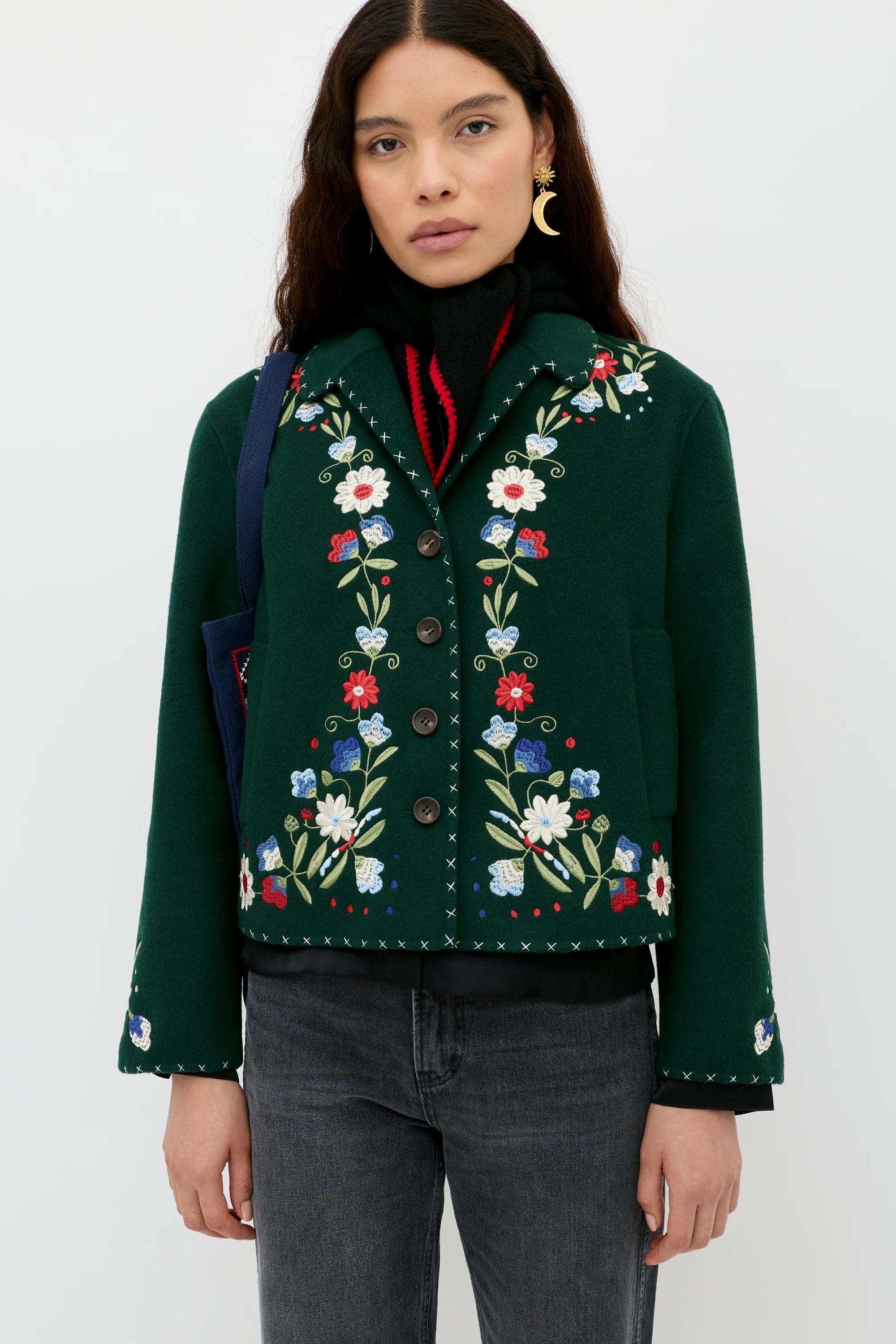 Veste Jude Bliss Embroidery Green