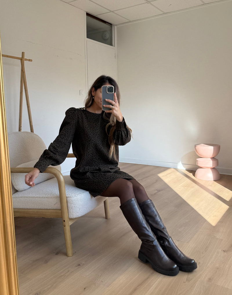 Robe Victoire Léopard