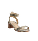 Sandale Talon - Beige Moyen Imprime - Femme