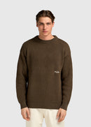 Embro Round Neck Sweater - Espresso