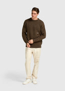 Embro Round Neck Sweater - Espresso