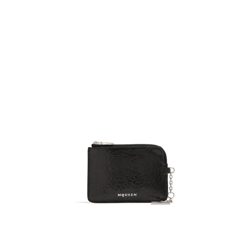 Pochette Porte-Monnaie Alexander Mcqueen Sling Pip - Homme - Black