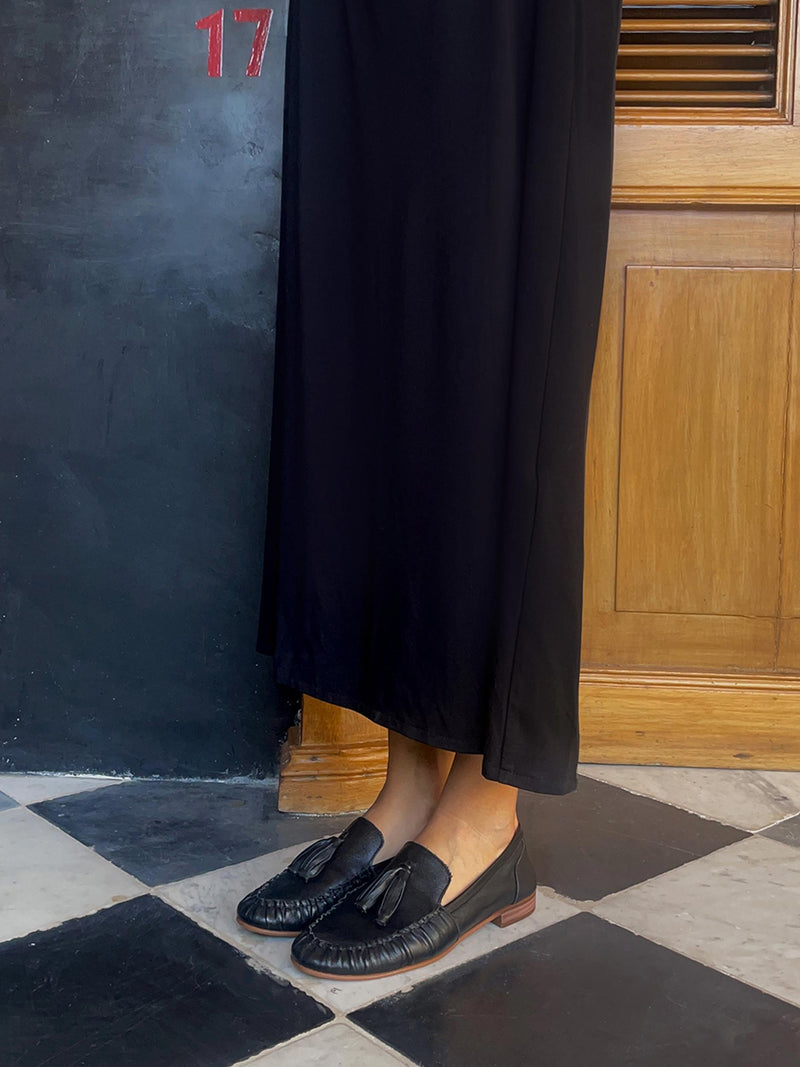 Chaussures Plates  Wildflowers In Her Hair - Noir