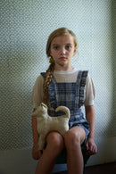 Mono corto Jojo vintage a cuadros - Selección Soor Ploom para encontrar en amaetc.com, tienda conceptual ecológica para niños