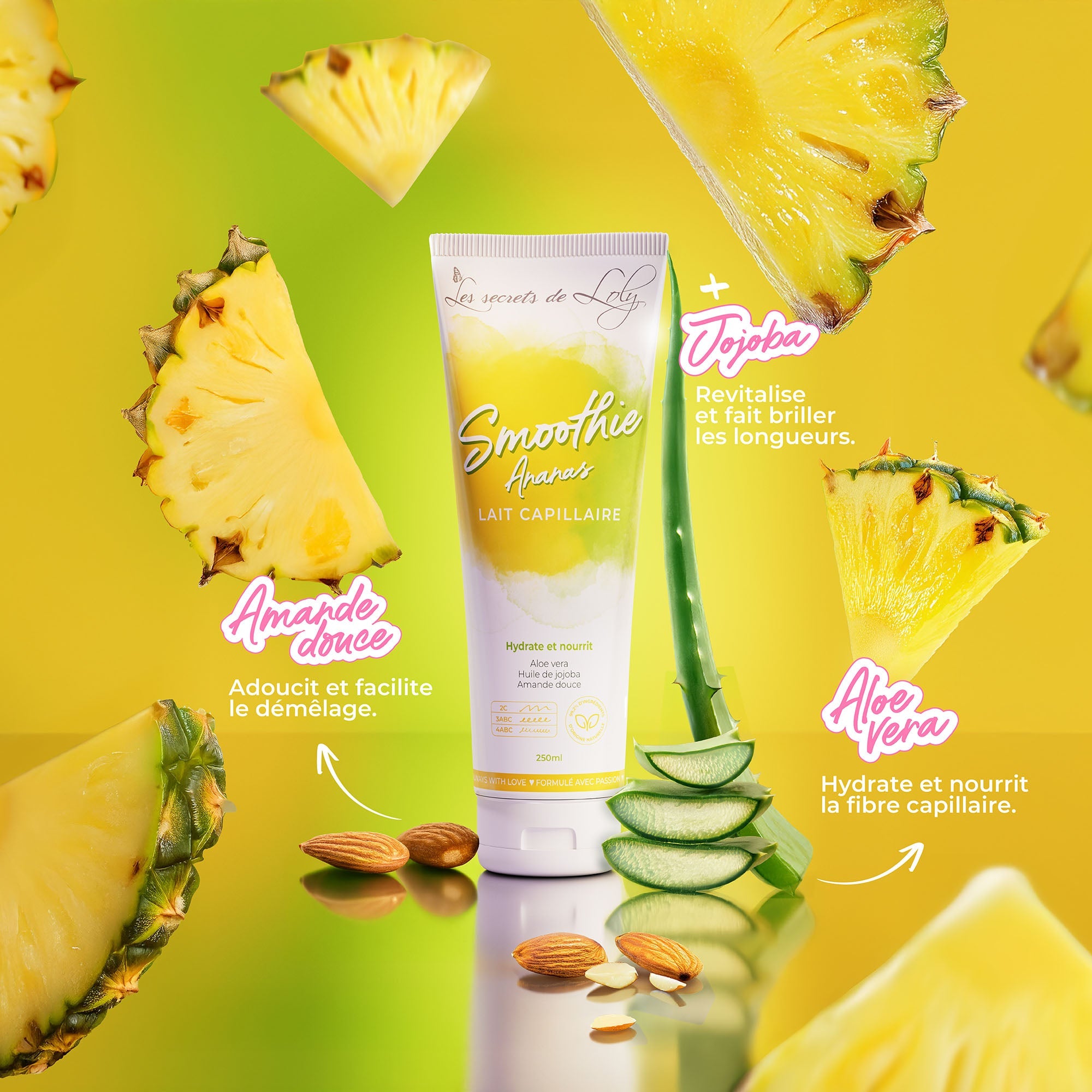 Leche Capilar Smoothie Ananas - 250Ml