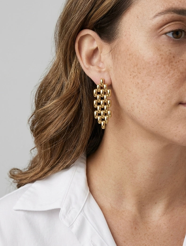 Boucles D'Oreilles Olivia - Doré Ou Argent