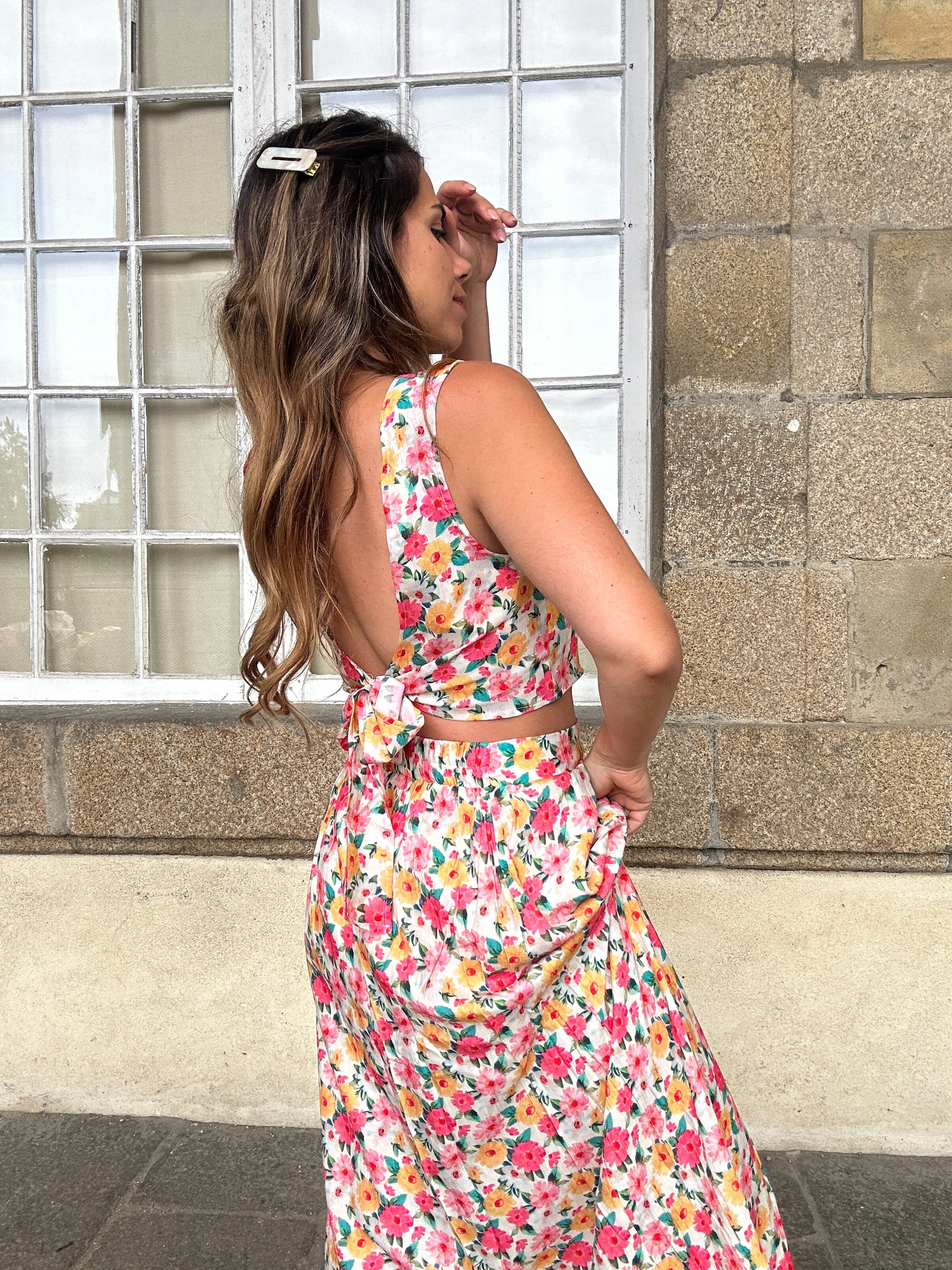 Jupe Longue Fleurie Naomi