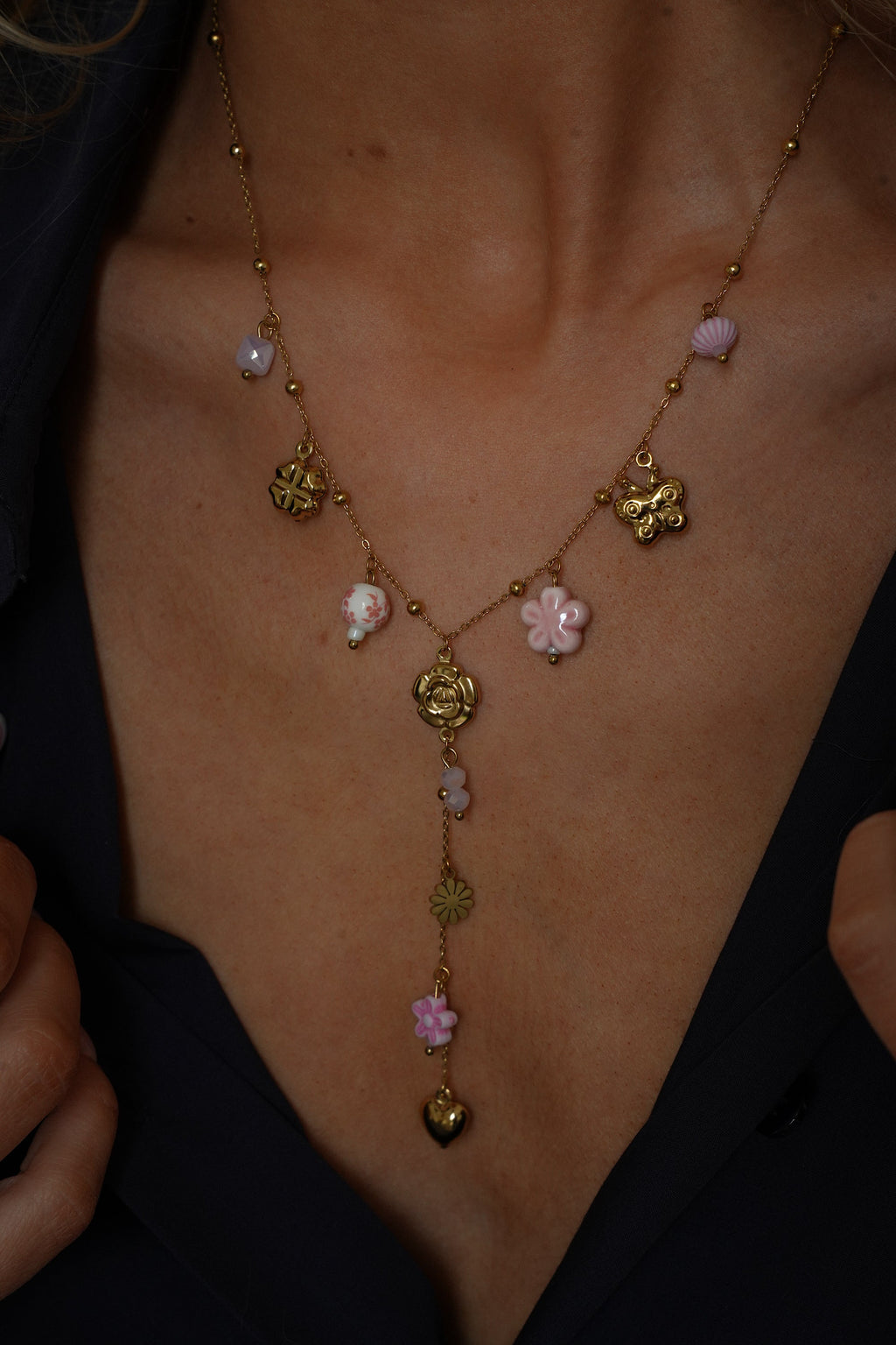 Collier Acier - Lew Doré