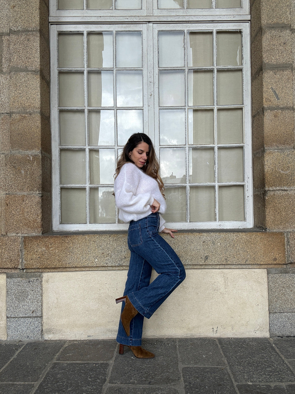 Vaqueros Victorine denim oscuro