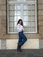 Vaqueros Victorine denim oscuro