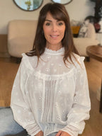 Eloise Blouse - White