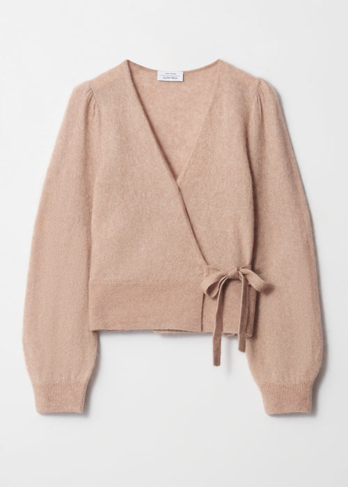 Cárdigan cruzado Pa Giselle - Beige - Mujer