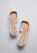 Shoes Helmi Pump Leather - White - Women