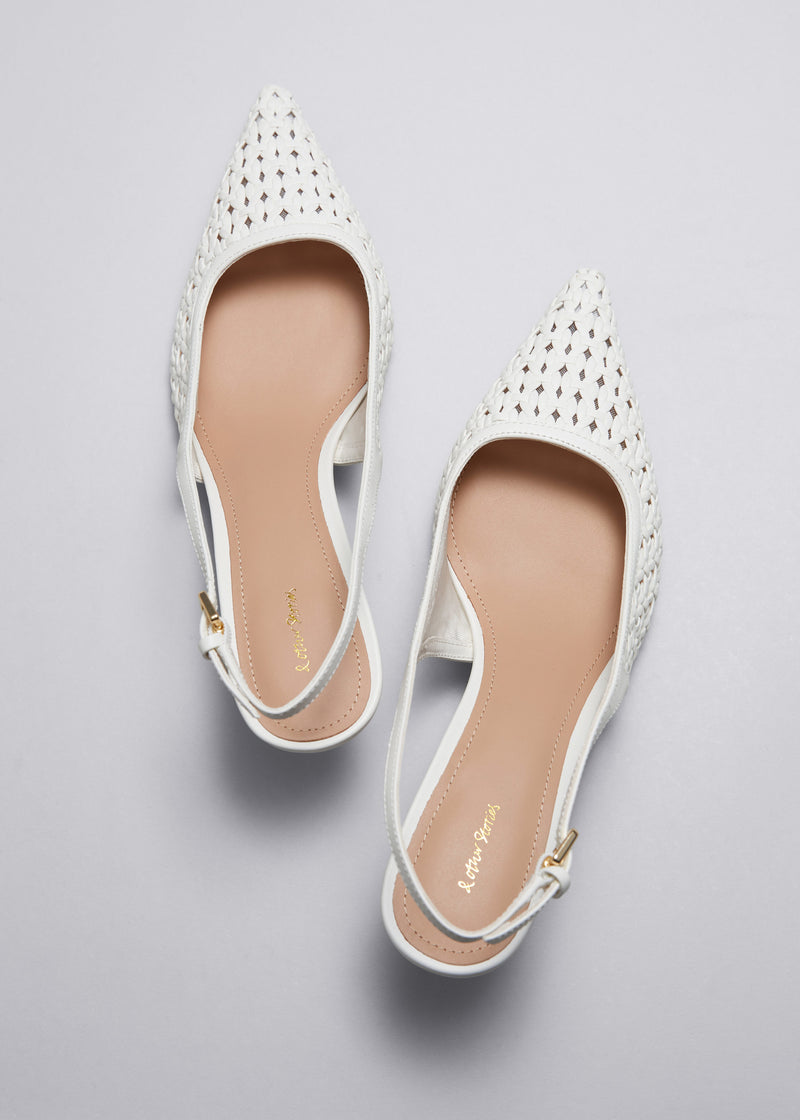 Shoes Helmi Pump Leather - White - Women