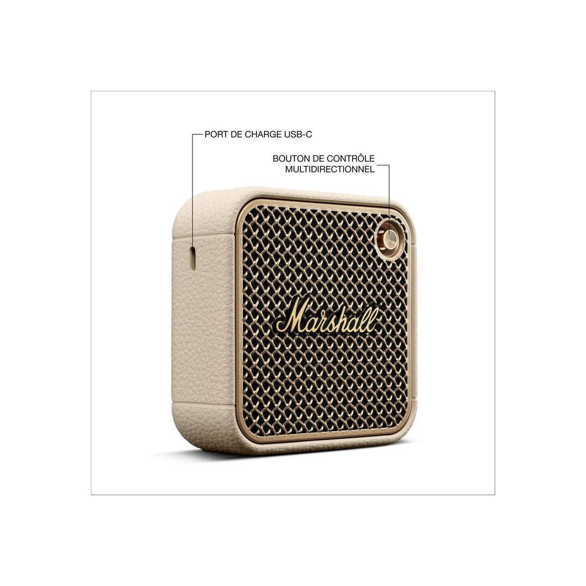 Altavoz portátil - Willen II - Crema