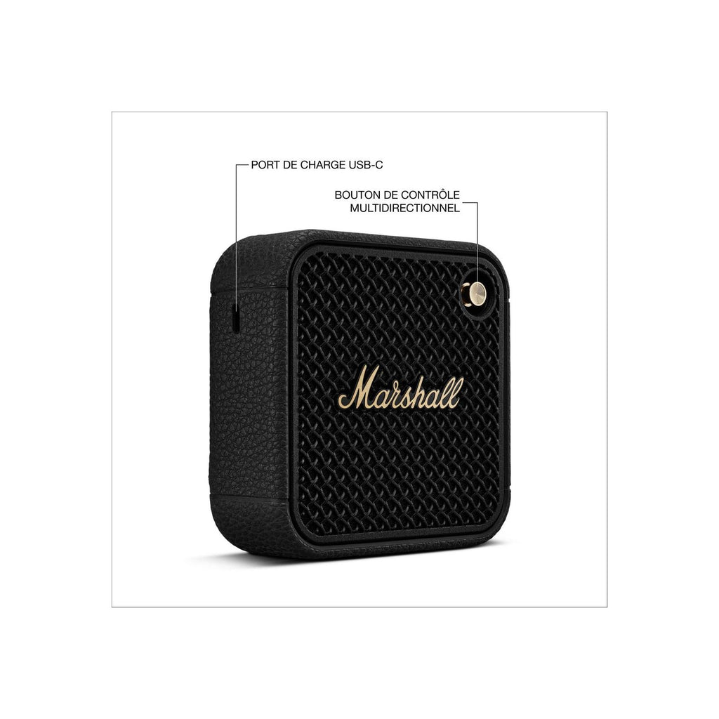 Portable Speaker - Willen II - Black & Brass