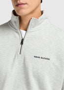 Pull Half Zip - Grey Melee